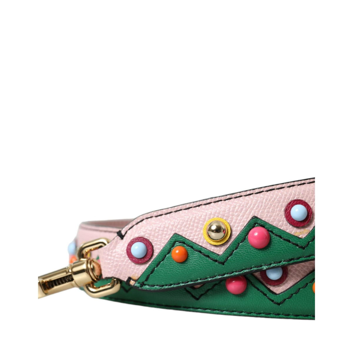 Dolce & Gabbana Pink Leather Handbag Accessory Shoulder Strap