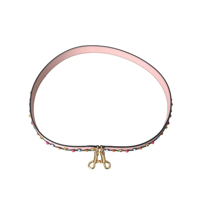 Dolce & Gabbana Pink Leather Handbag Accessory Shoulder Strap
