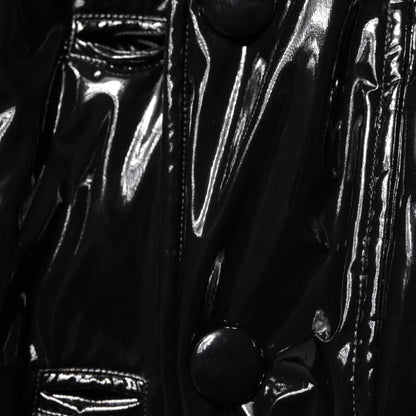Dolce & Gabbana Polyester Black Quilted Puffer Coat Jacket