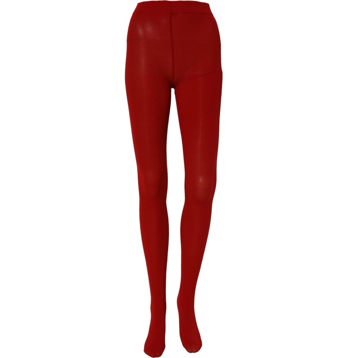 Dolce & Gabbana Red Nylon Tights Stocking Pantyhose Socks