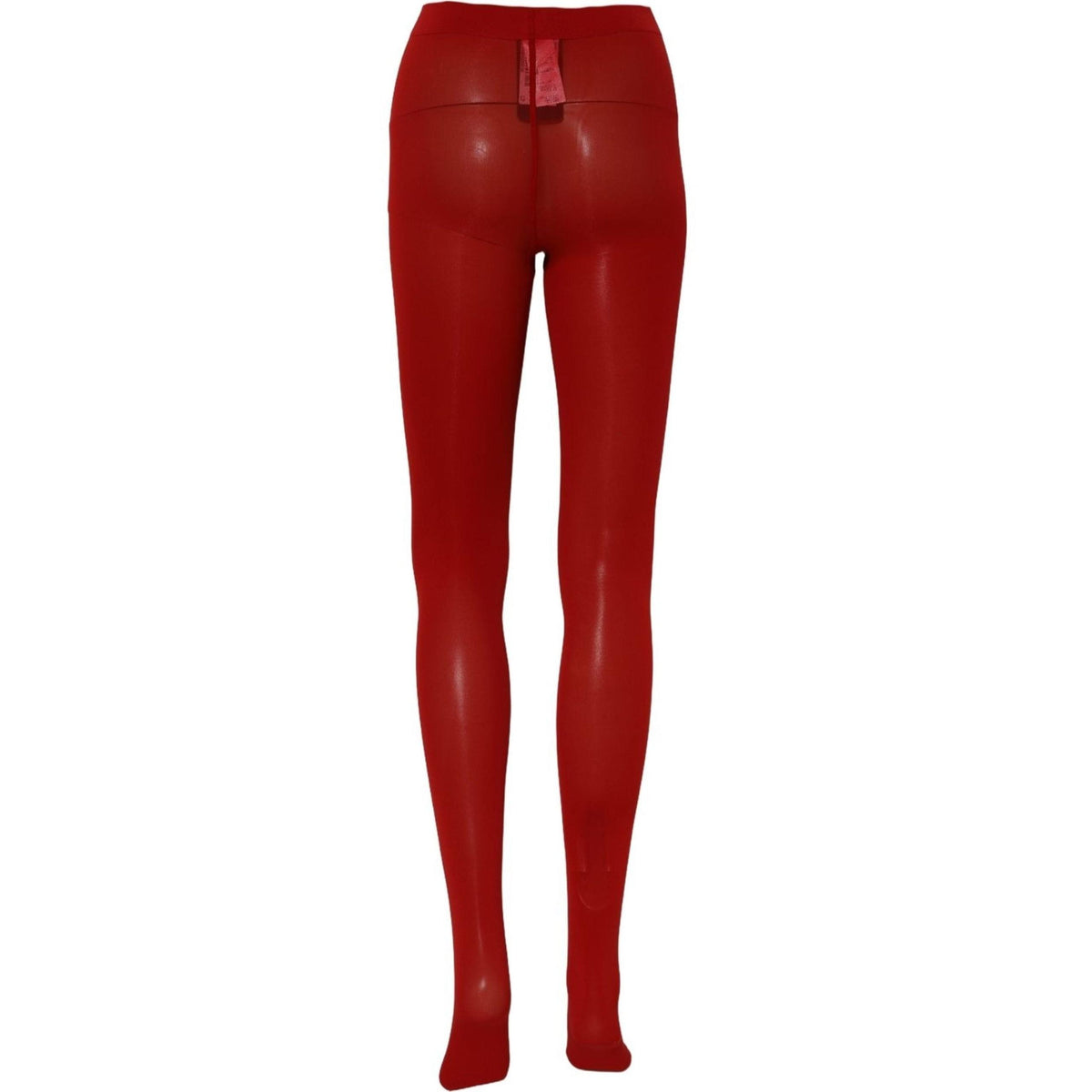Dolce & Gabbana Red Nylon Tights Stocking Pantyhose Socks
