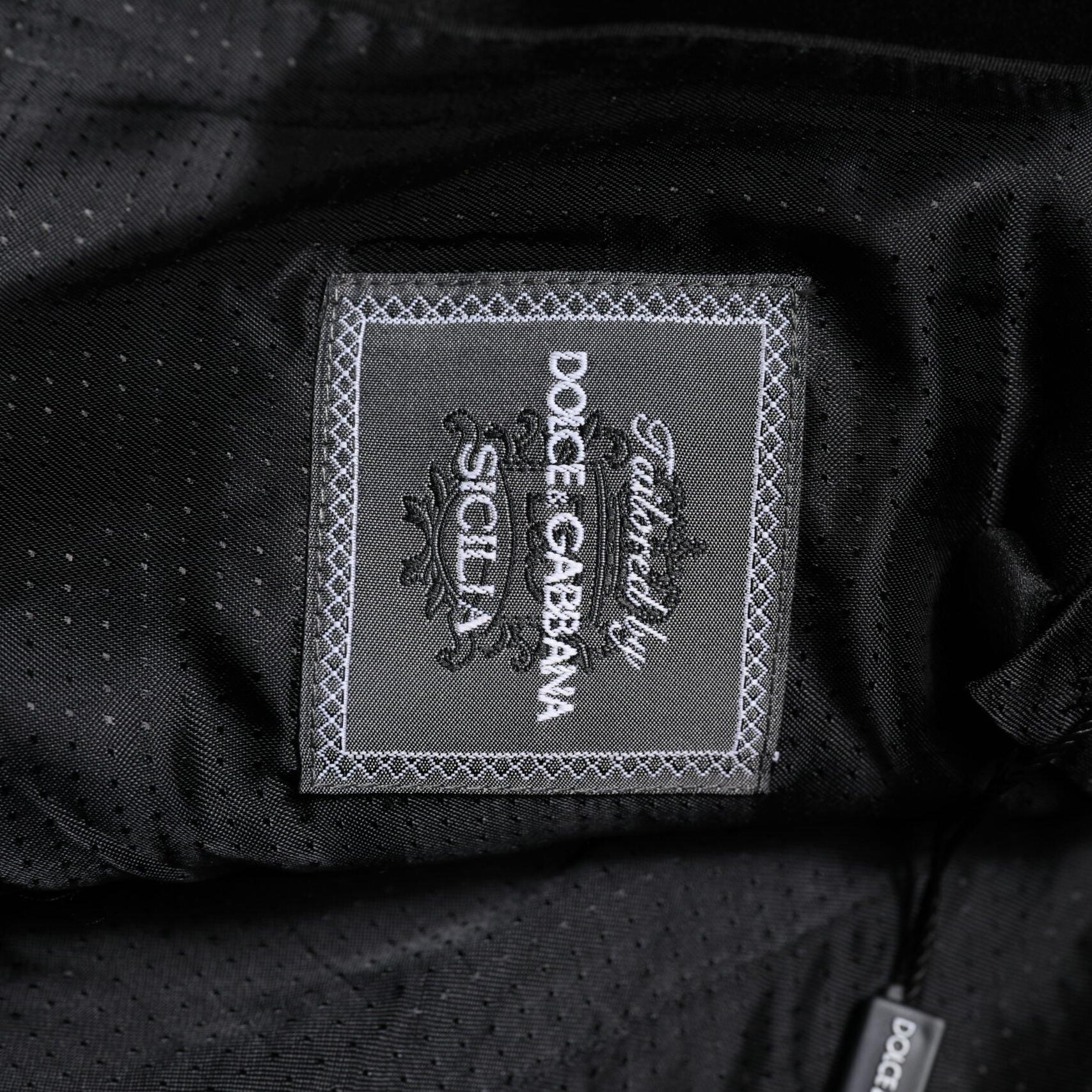 Dolce & Gabbana Red SICILIA Sequin Embellish Blazer Jacket