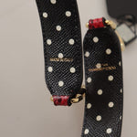 Dolce & Gabbana Rød Python Læder Krystals Reversible Skulder Strap-Modeoutlet