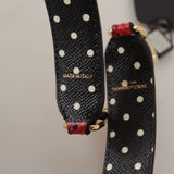 Dolce & Gabbana Rød Python Læder Krystals Reversible Skulder Strap-Modeoutlet