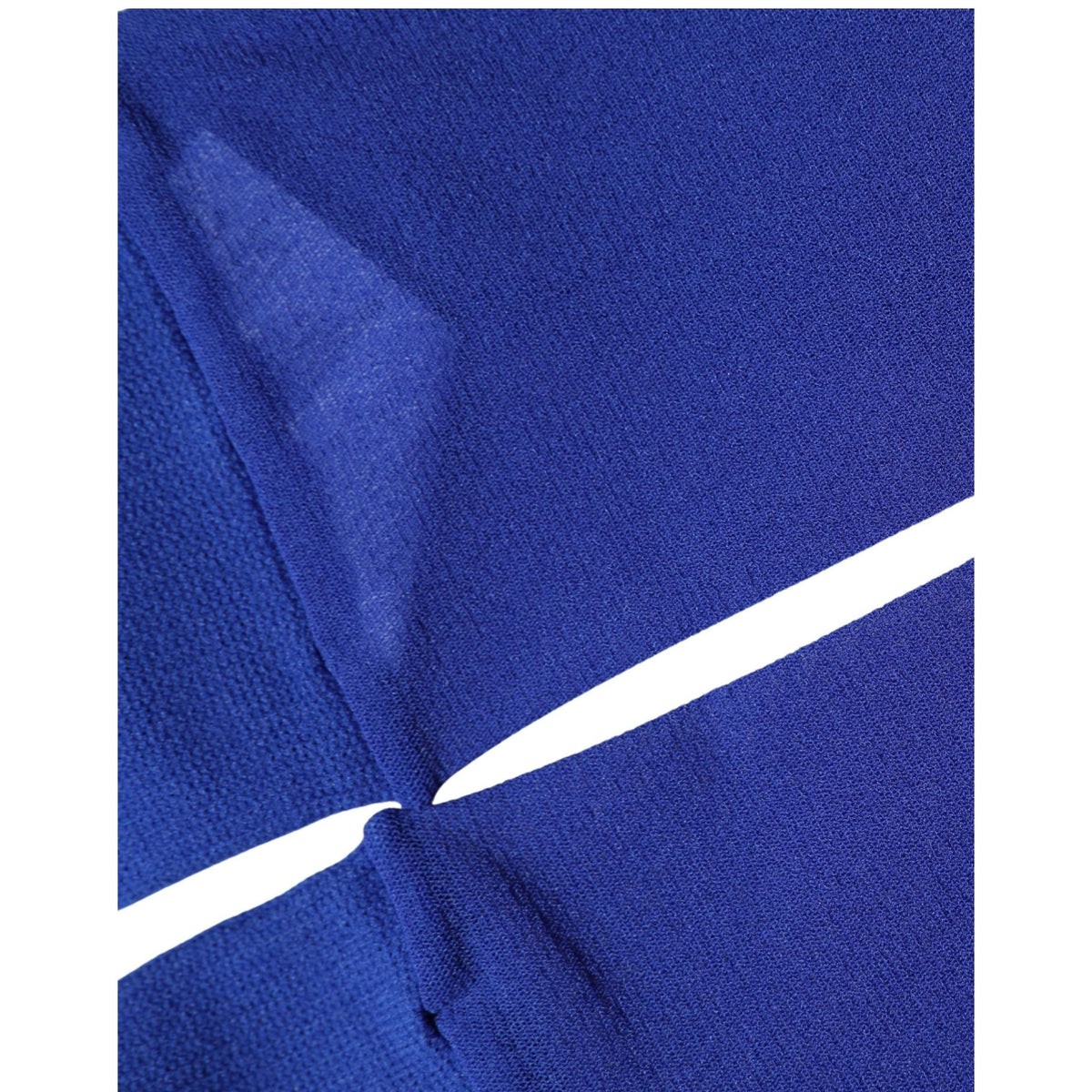 Dolce & Gabbana Royal Blue Mid Calf Sheer Nylon Accessory Socks