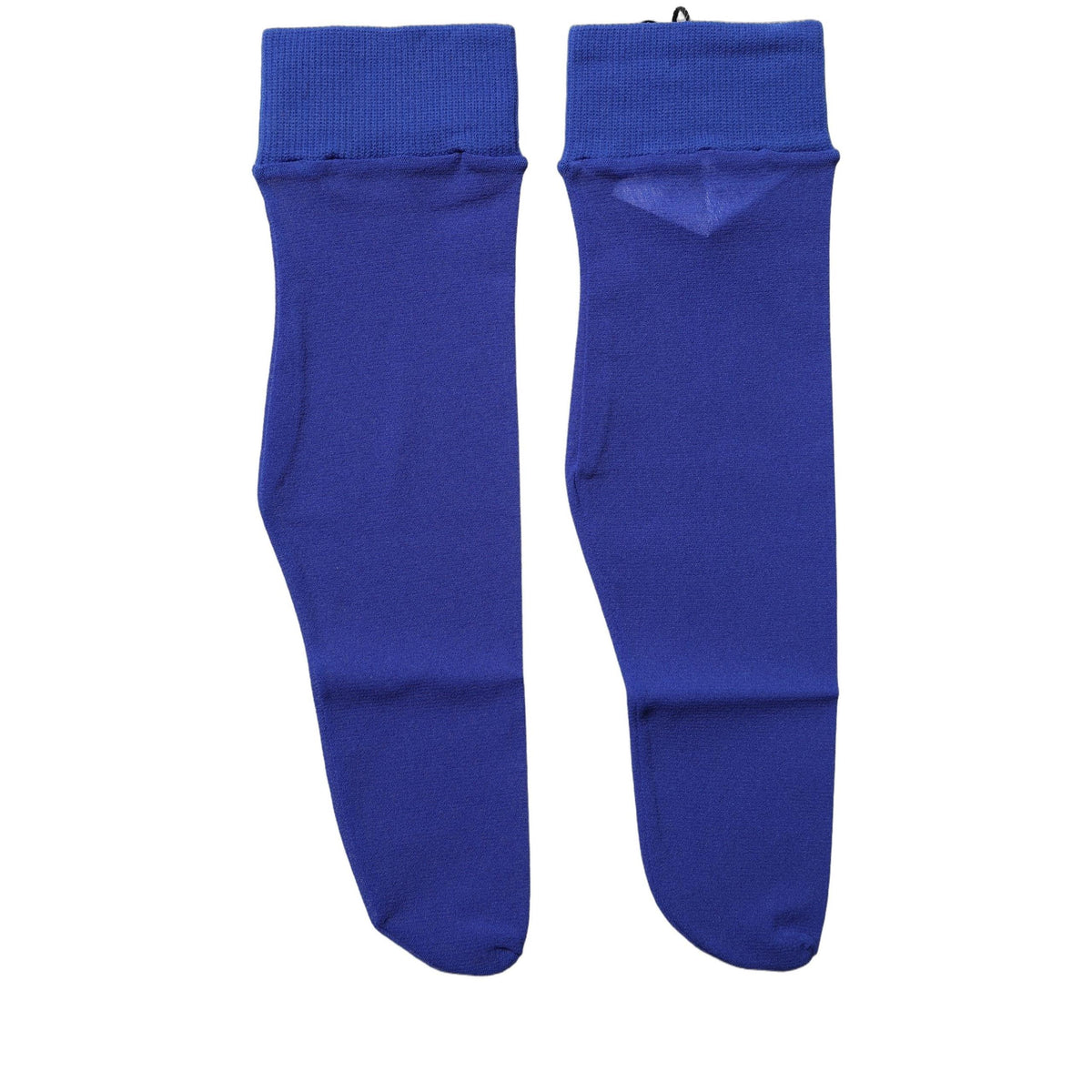 Dolce & Gabbana Royal Blue Mid Calf Sheer Nylon Accessory Socks