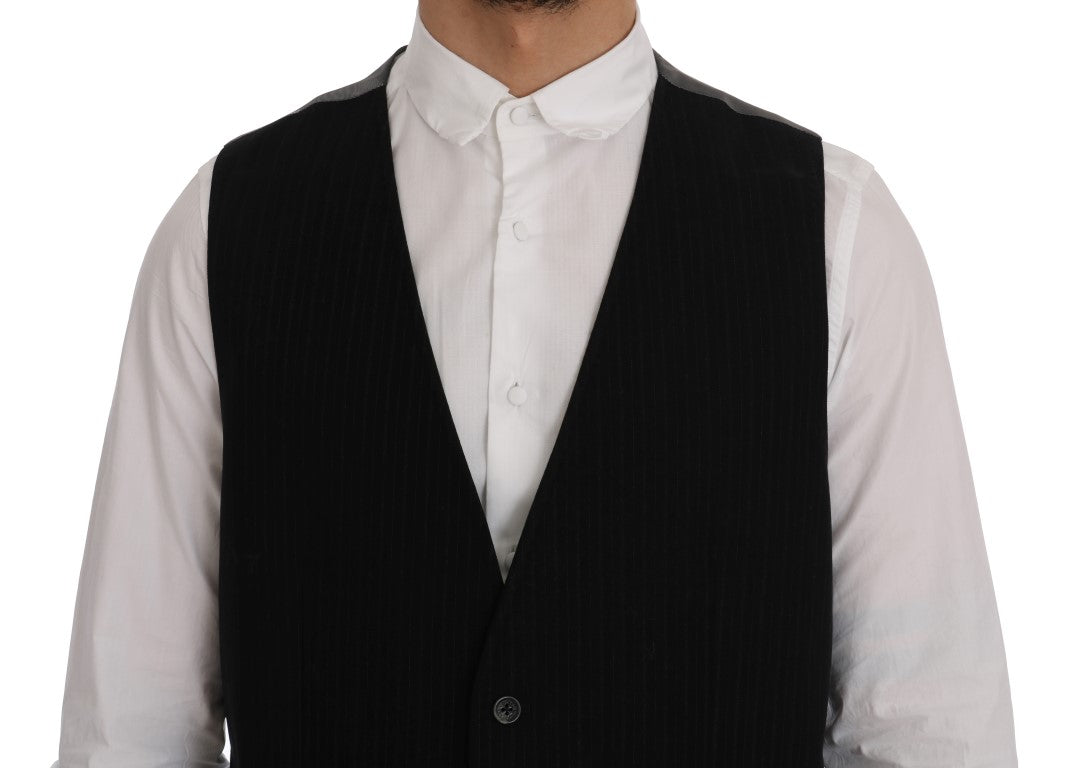 Dolce & Gabbana STAFF Bomuld Striped Vest-Modeoutlet