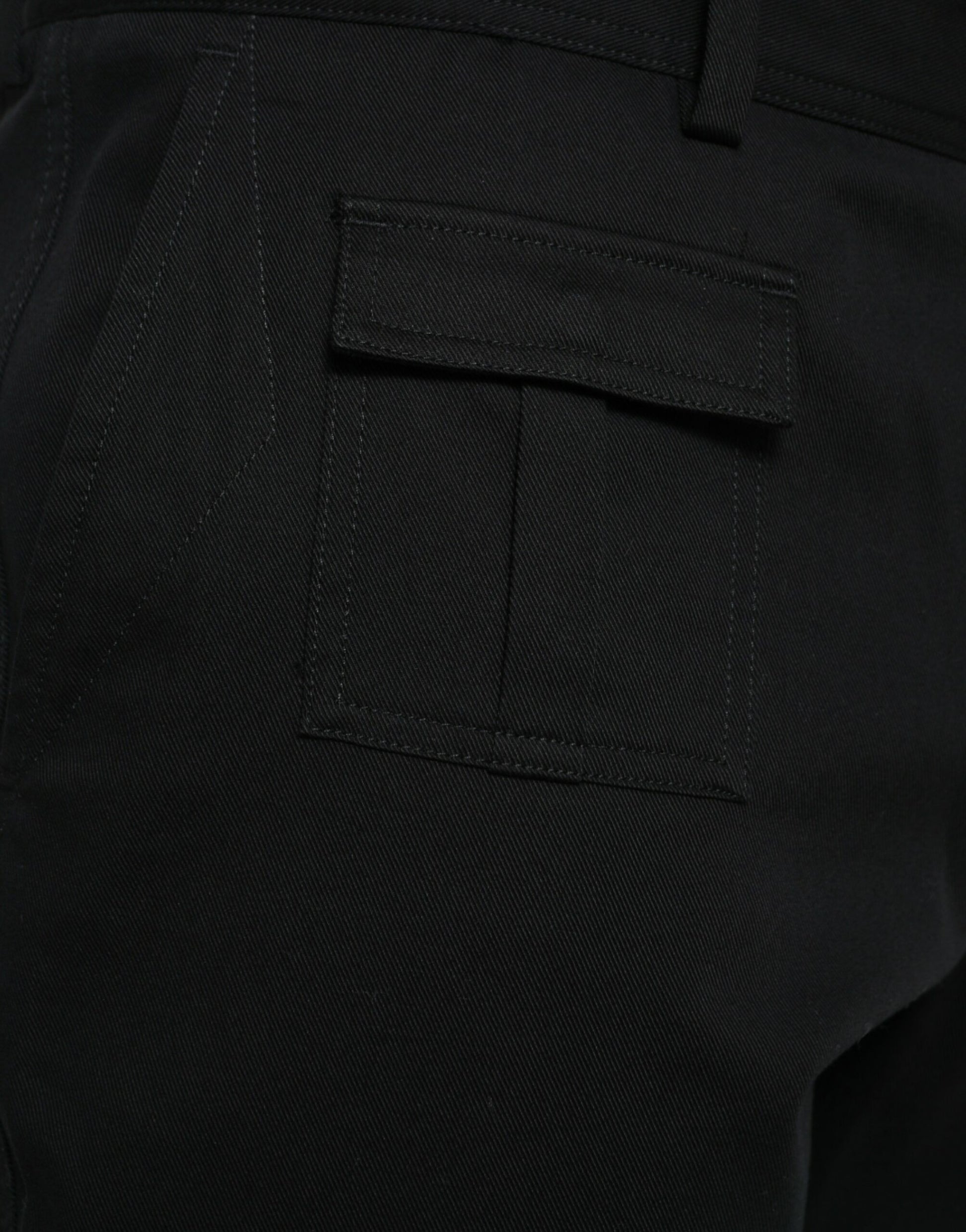 Dolce & Gabbana Sort Grå slim Bomuld Denim Jeans