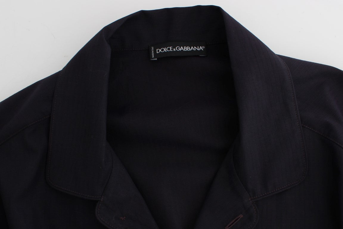 Dolce & Gabbana Striped Bomuld Pajama Lounge Skjorte