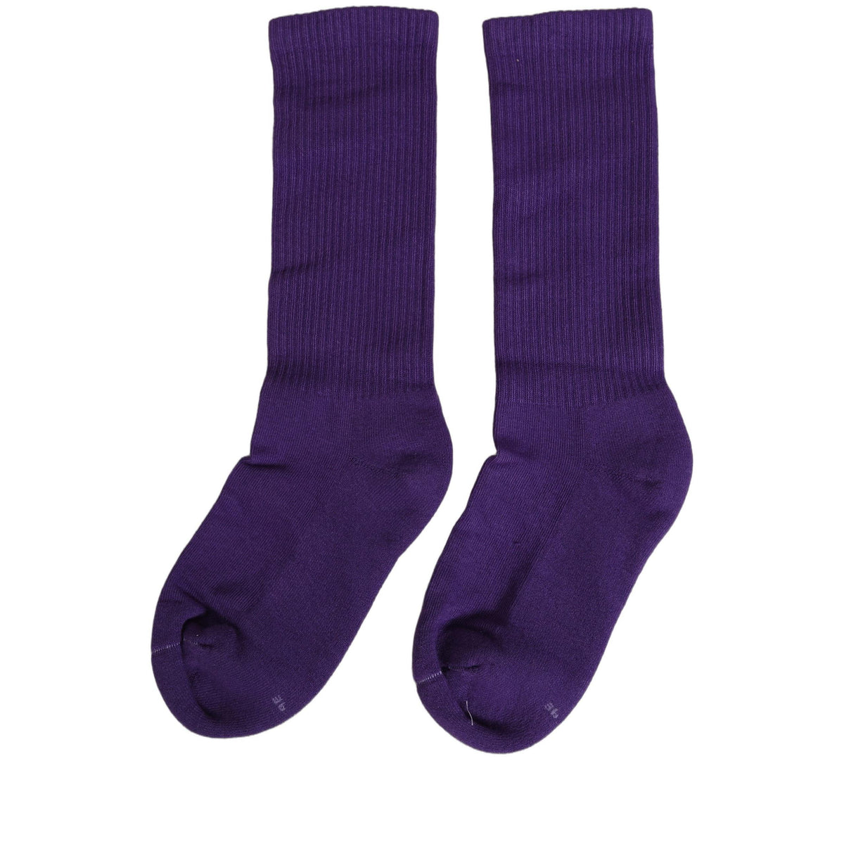 Dolce & Gabbana Violet Cotton Ribbed Mid Calf Women Accessory Socks