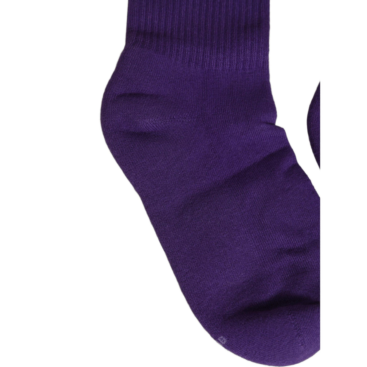 Dolce & Gabbana Violet Cotton Ribbed Mid Calf Women Accessory Socks