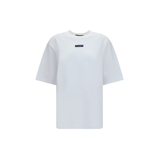 Dolce & Gabbana White Cotton T-Shirt