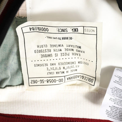 Dolce & Gabbana White Patchwork Jogger Pants