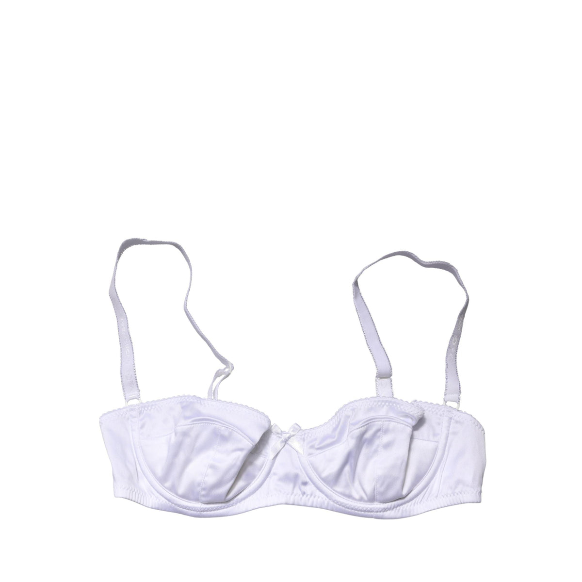 Dolce & Gabbana White Semi-Pad Underwire Balconette Bra Underwear
