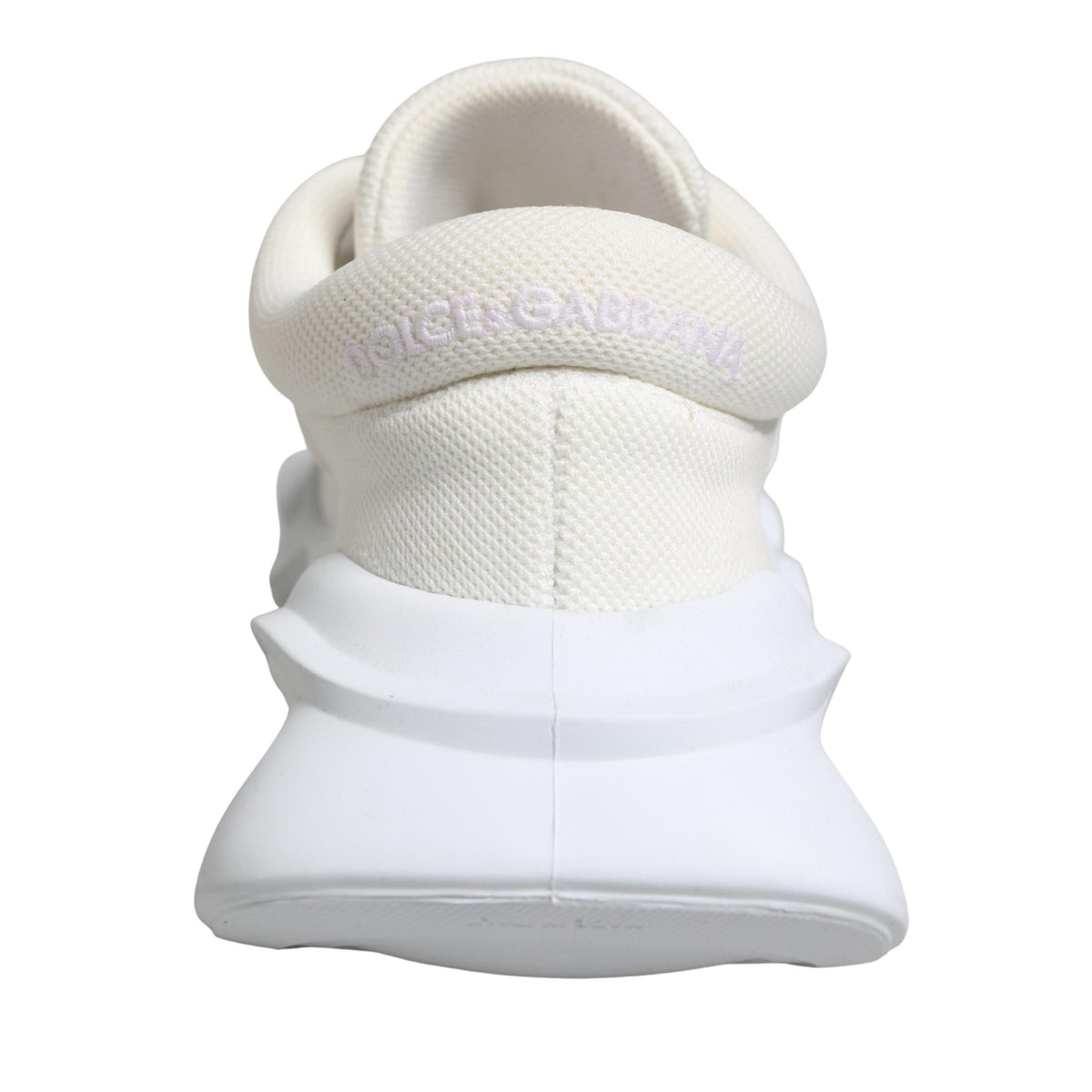 Dolce & Gabbana White Slip On Wave Low Top Sneakers Shoes