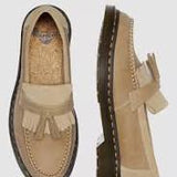 Dr. Martens Beige Suede Casual Shoes-Modeoutlet