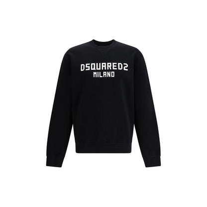 Dsquared² Black Cotton Sweatshirt