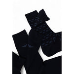 Emporio Armani Underwear Blue Cotton Sock-Modeoutlet