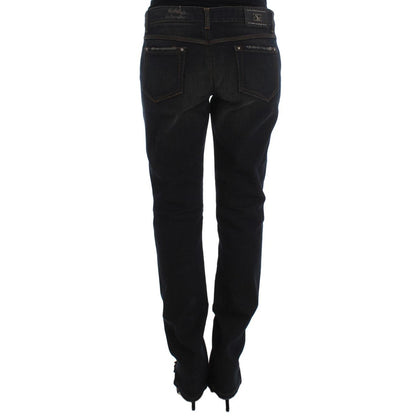 Ermanno Scervino Blue Wash Cotton Boyfriend Jeans