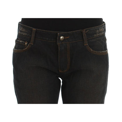 Ermanno Scervino Blue Wash Cotton Boyfriend Jeans