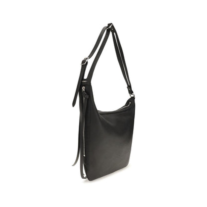 Fendi Black Calf Leather Bos Taurus Shoulder Bag