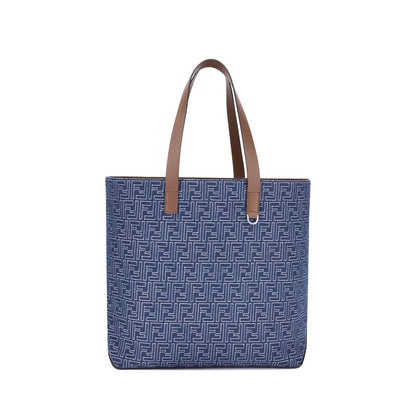 Fendi Embroderied denim Tote Bag