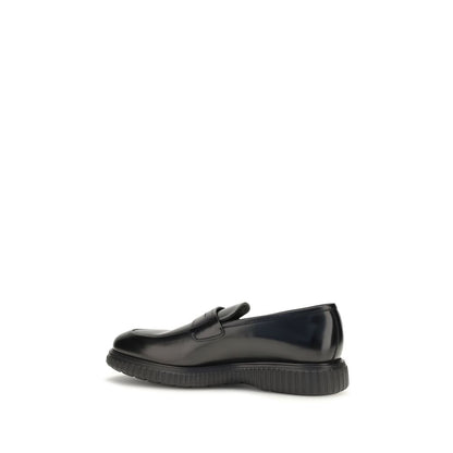 Ferragamo 796980004 sorte loafers i kalvelæder