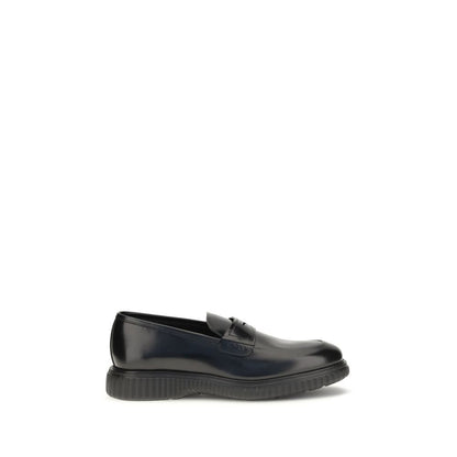 Ferragamo 796980004 sorte loafers i kalvelæder