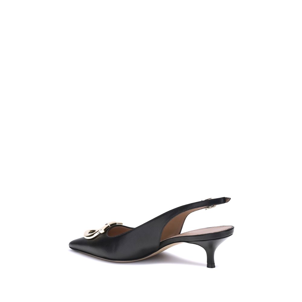 Ferragamo Gancini Slingback Pumps