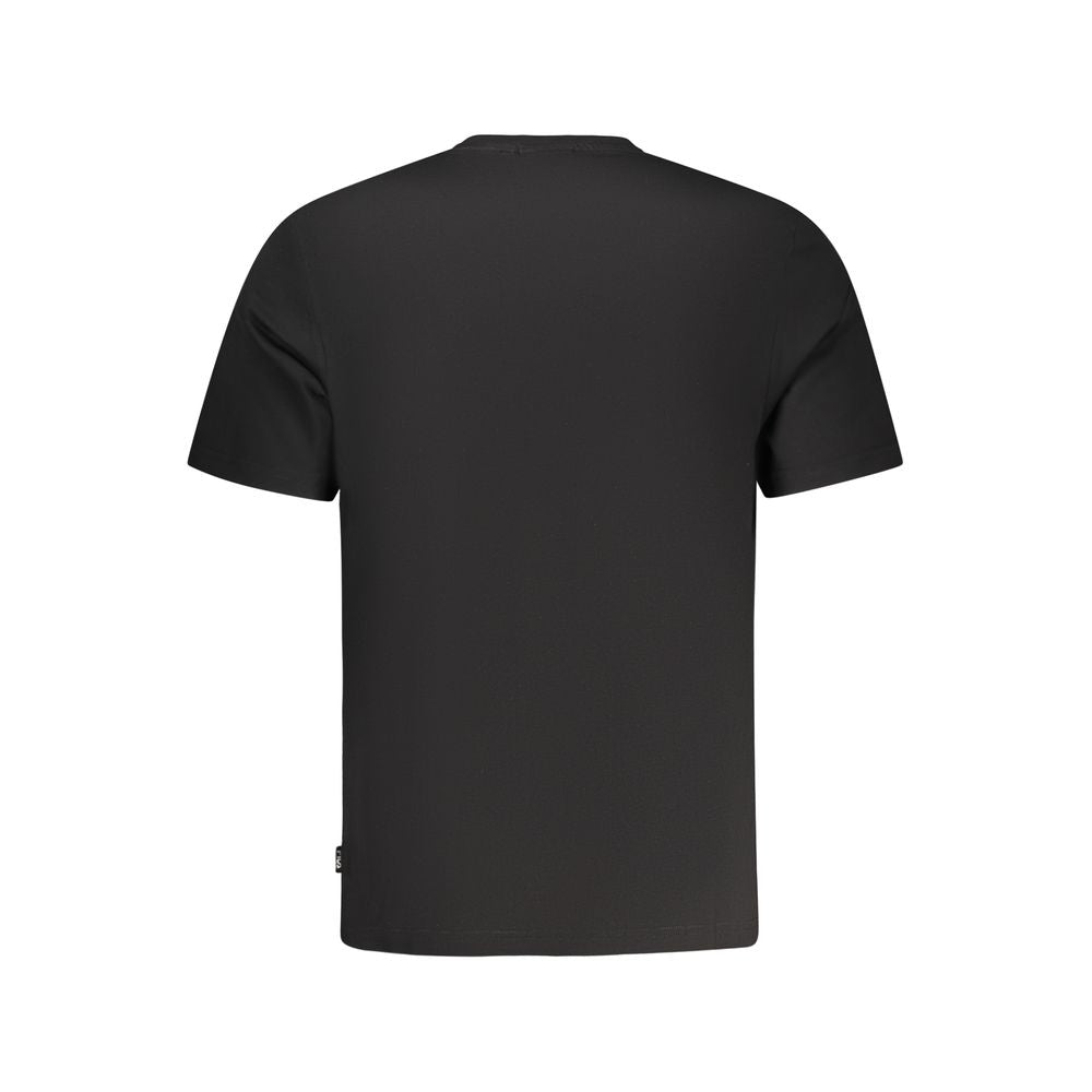 Fila Black Cotton Men T-Shirt