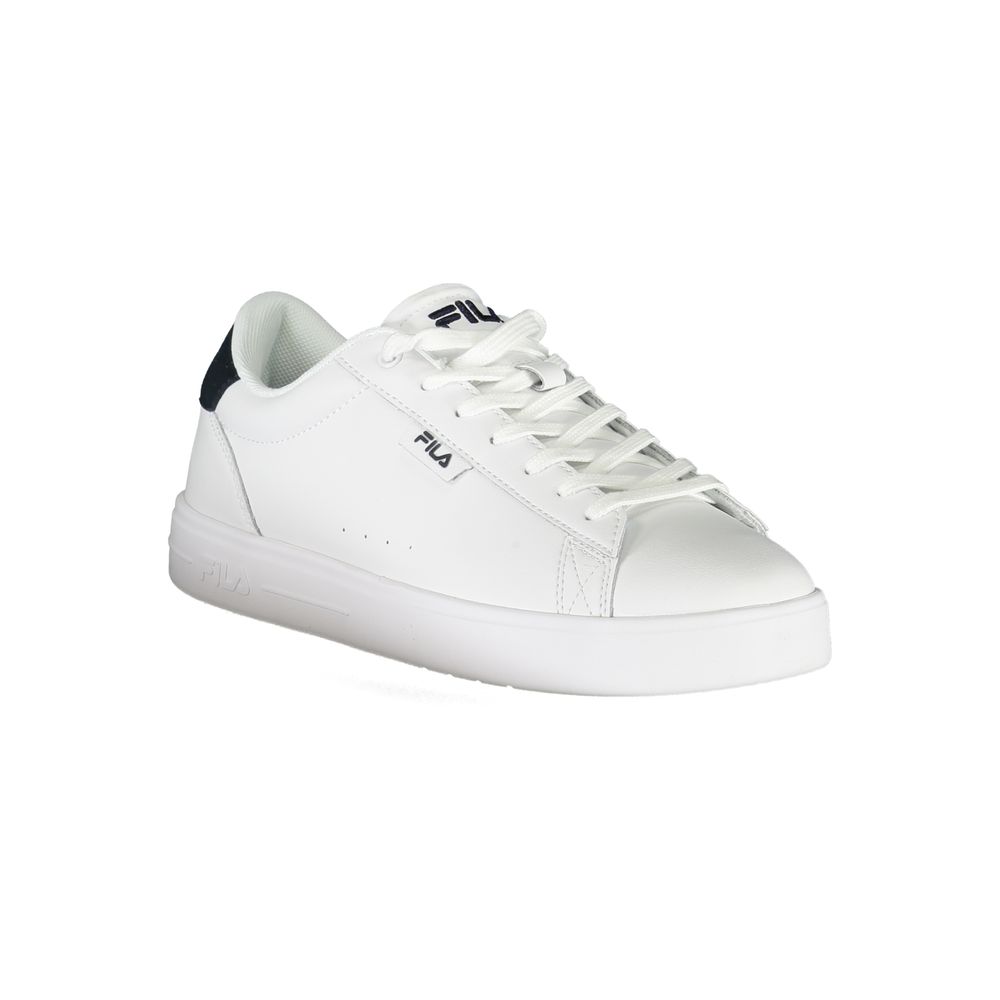 Fila Classic White Sneakers with Contrast Details-Modeoutlet