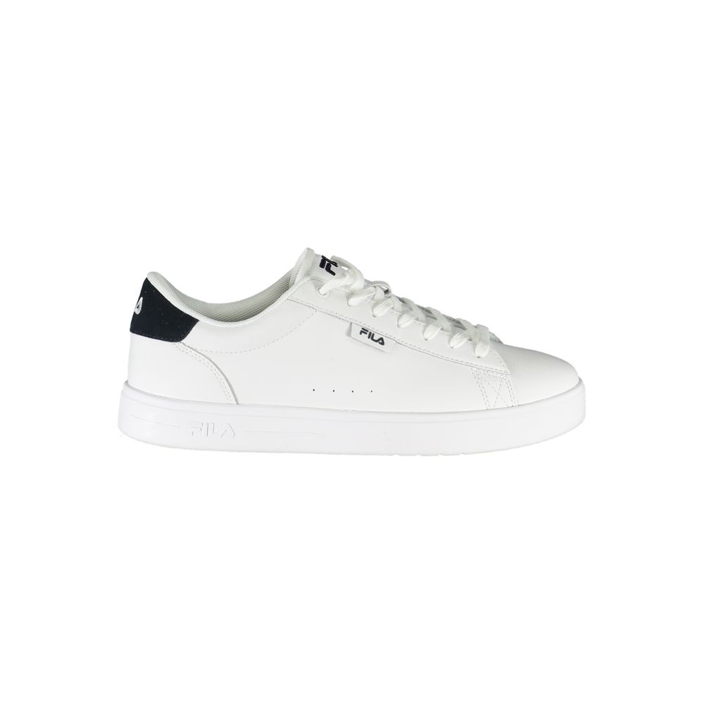 Fila Classic White Sneakers with Contrast Details-Modeoutlet