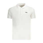 Fila White Cotton Men Polo Shirt-Modeoutlet