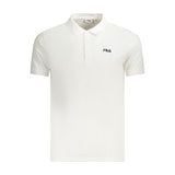 Fila White Cotton Men Polo Shirt-Modeoutlet