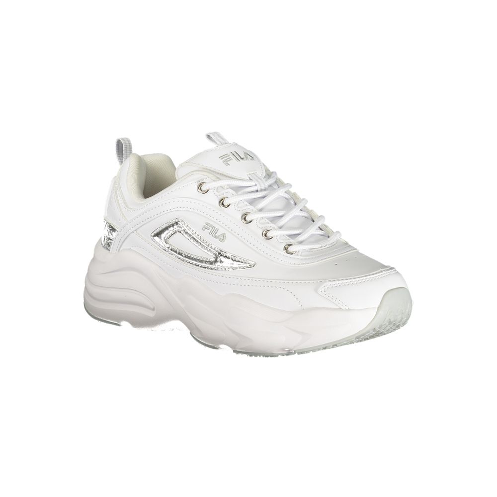 Fila White Polyurethane Women Sneakers