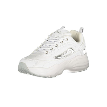 Fila White Polyurethane Women Sneakers