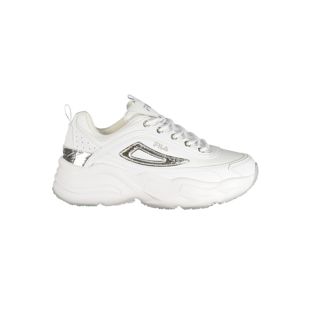 Fila White Polyurethane Women Sneakers