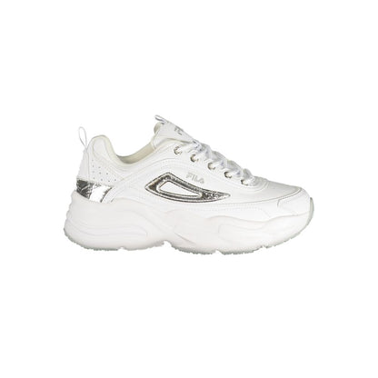 Fila White Polyurethane Women Sneakers