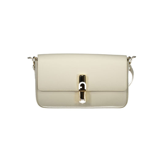 Furla Bianco Pelle Women Handbag