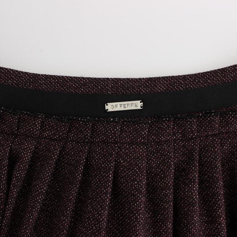 GF Ferre Purple Short Flannel Skirt