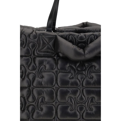 Ganni Black Recycled Polyamide Handbag