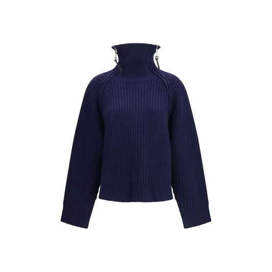 Ganni Blue Wool Oves Aries Sweatshirt
