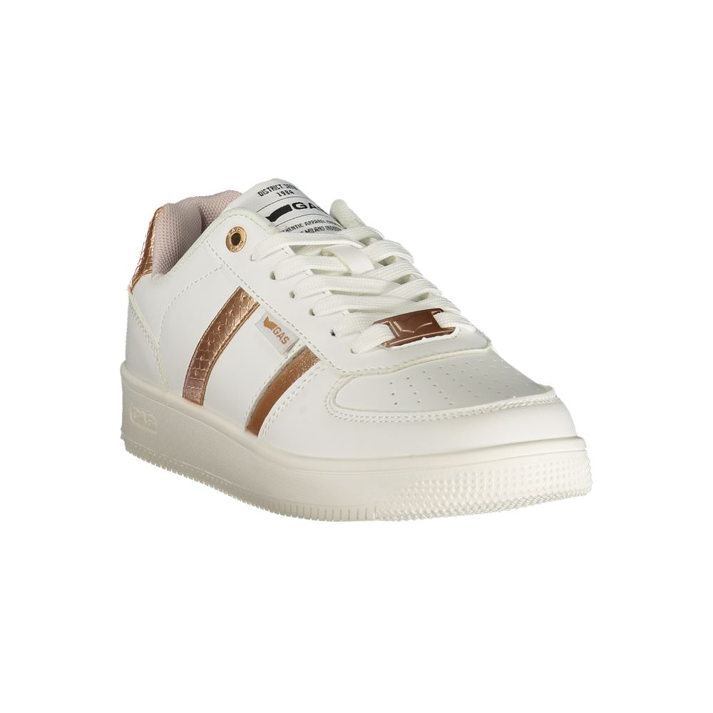 Gas Bianco Polyurethane Women Sneaker