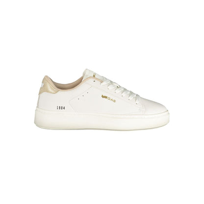 Gas Bianco Polyurethane Women Sneakers