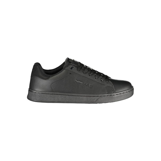 Gas Black Polyurethane Men's Sneakers