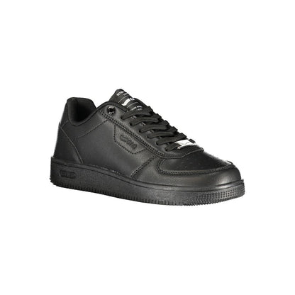 Gas Black Polyurethane Women Sneakers