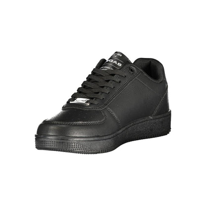 Gas Black Polyurethane Women Sneakers