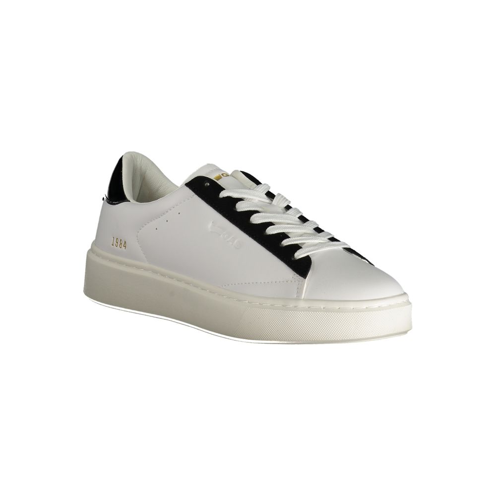 Gas White Polyester Women Sneakers