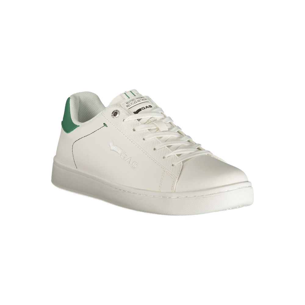Gas White Polyurethane Men Sneaker