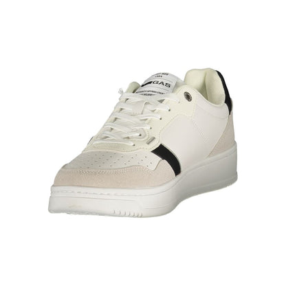 Gas White Polyurethane Men Sneaker